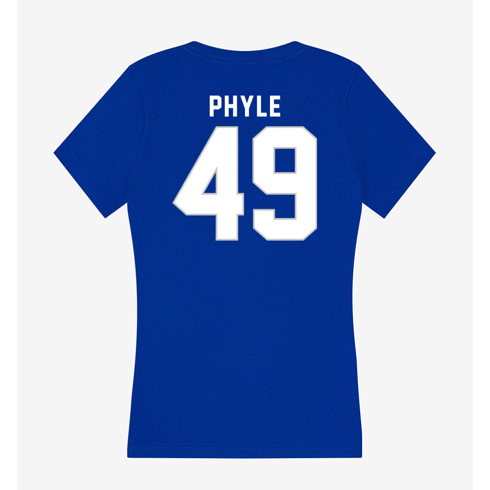 Kentucky - NCAA Football : Wyatt Phyle - Women's V-Neck T-Shirt-1
