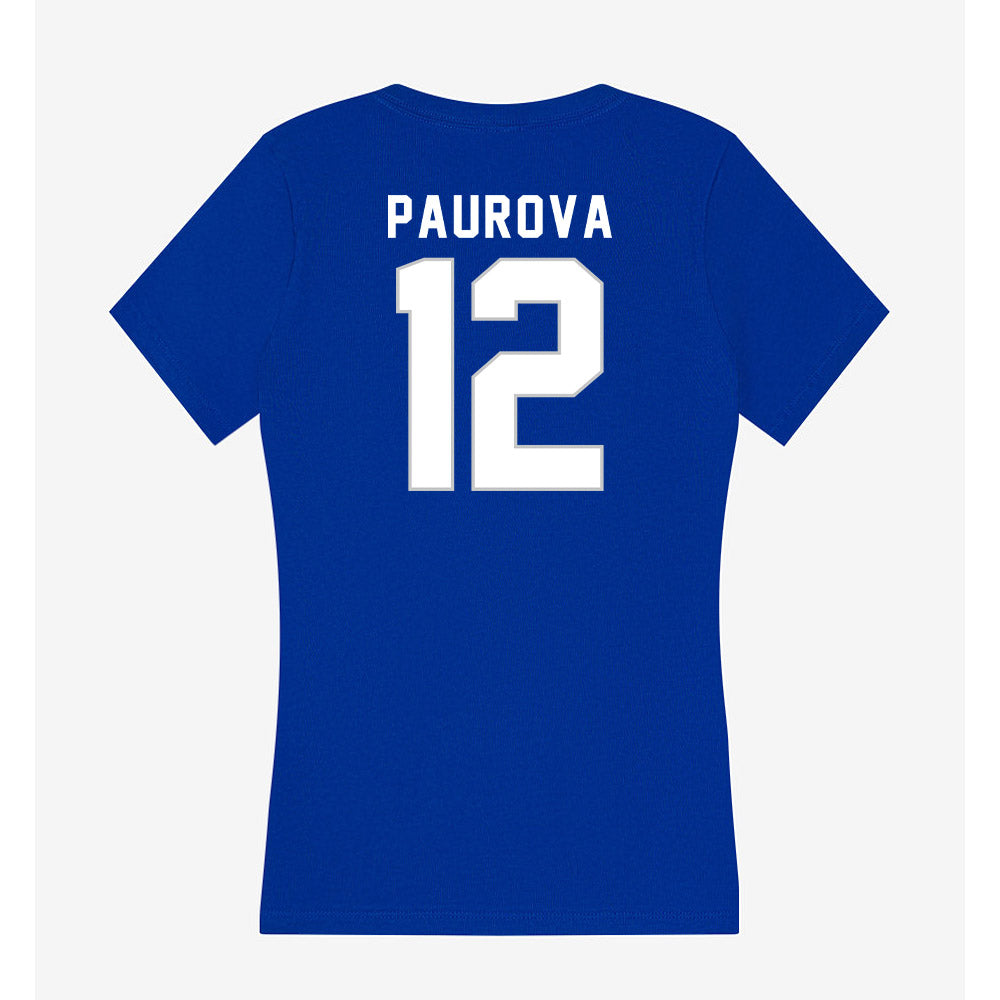 Kentucky - NCAA Women's Basketball : Dominika Paurova - Women's V-Neck T-Shirt-1