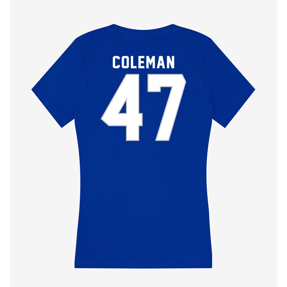 Kentucky - NCAA Baseball : William Coleman - Women's V-Neck T-Shirt-1