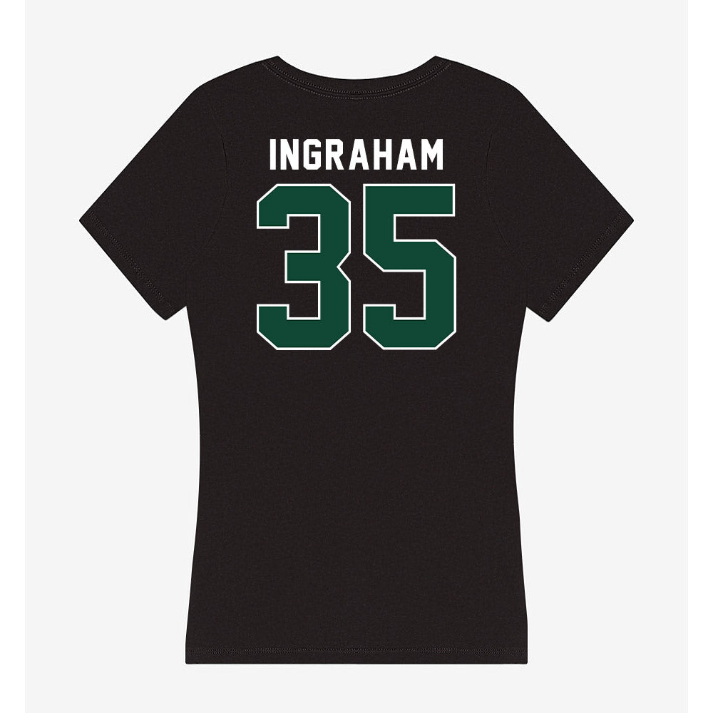 Miami - NCAA Football : Monroe Ingraham - Women's V-Neck T-Shirt-1