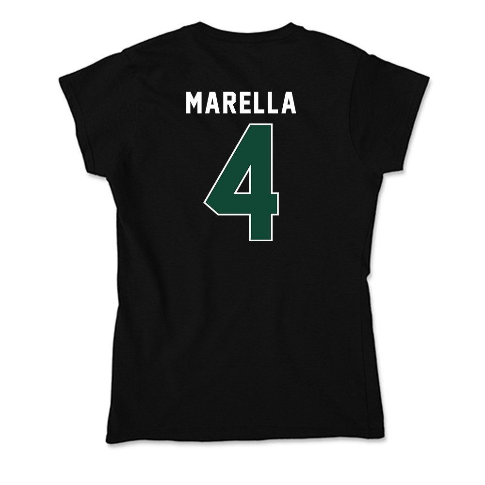 Miami - NCAA Women's Soccer : samantha marella - Soft Style Women’s T-Shirt-1