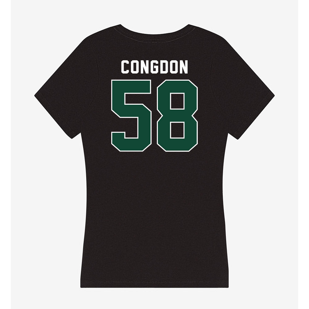 Miami - NCAA Football : Ben Congdon - Women's V-Neck T-Shirt-1