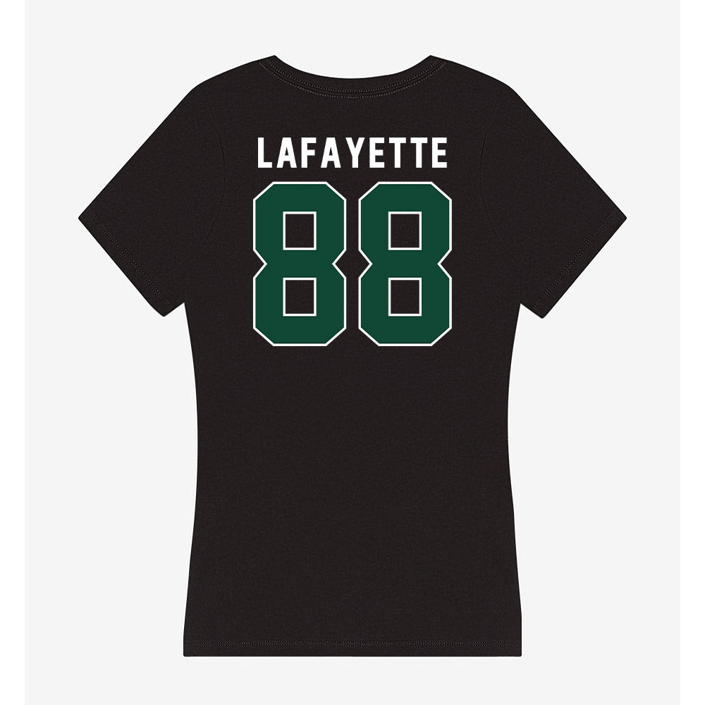 Miami - NCAA Football : DeAnthony Lafayette - Women's V-Neck T-Shirt-1