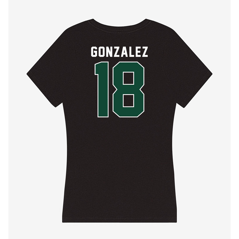 Miami - NCAA Football : Vinny Gonzalez - Women's V-Neck T-Shirt-1