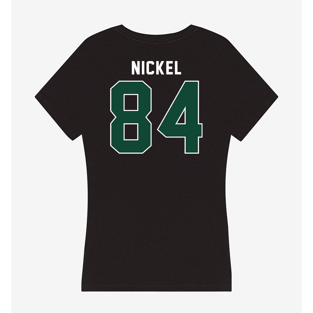 Miami - NCAA Football : Jack Nickel - Women's V-Neck T-Shirt-1