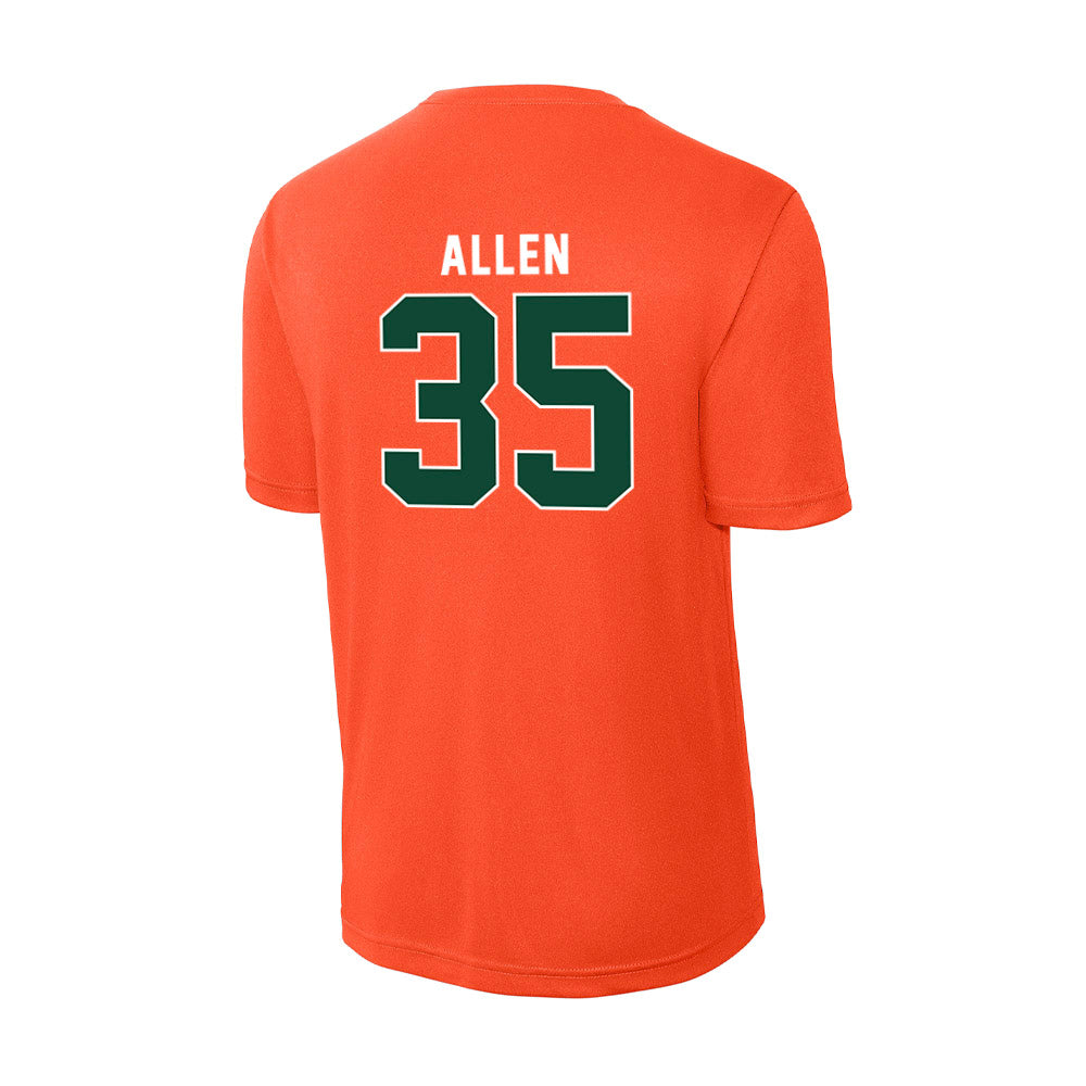 Miami - NCAA Men's Basketball : Dante Allen - Activewear T-Shirt-1