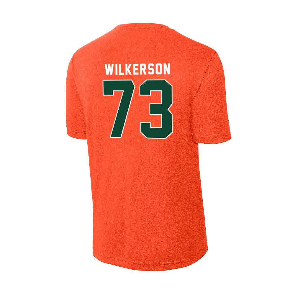 Miami - NCAA Football : Jaden Wilkerson - Activewear T-Shirt-1