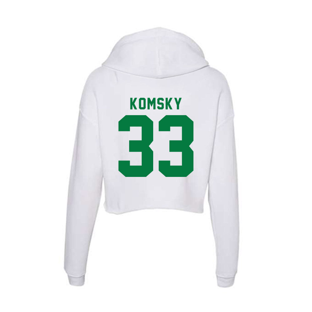 Oregon - NCAA Beach Volleyball : Mia Komsky - Women's Crop Fleece Hoodie-1