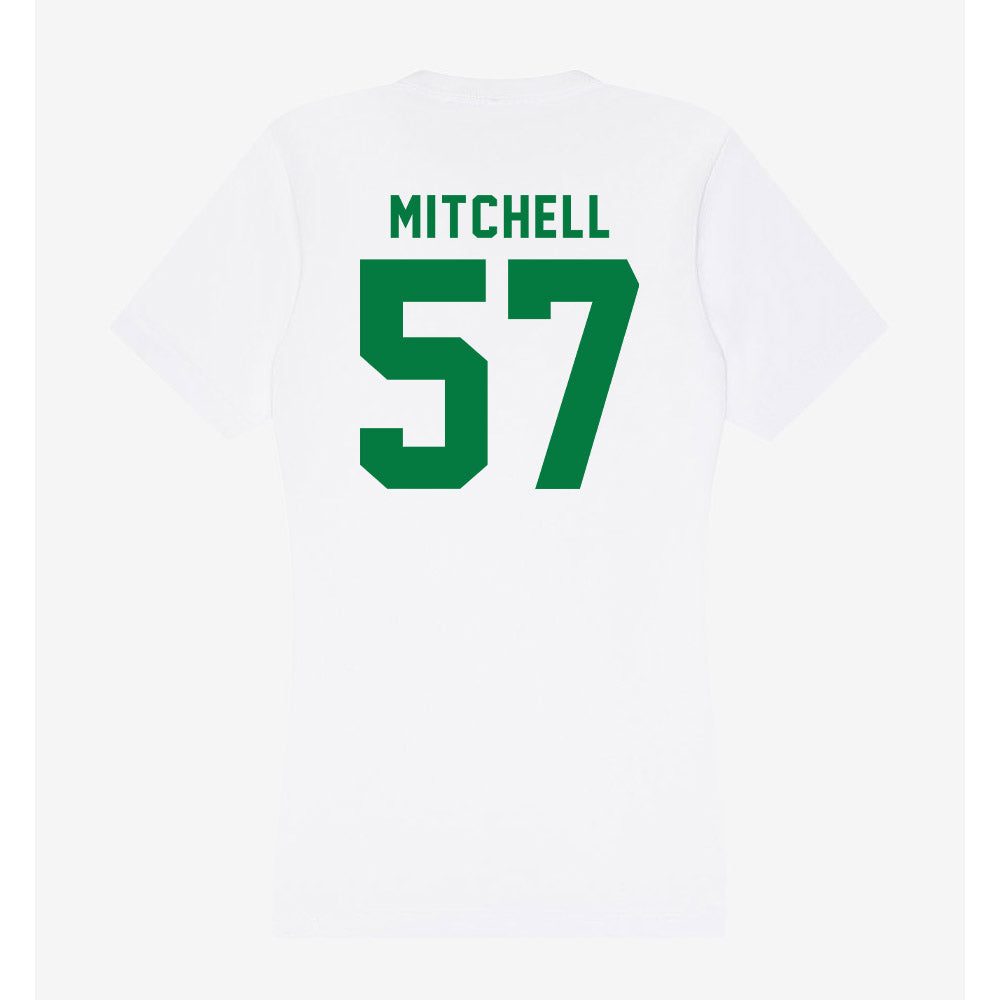 Oregon - NCAA Acrobatics & Tumbling : Genesis Mitchell - Women's V-Neck T-Shirt-1