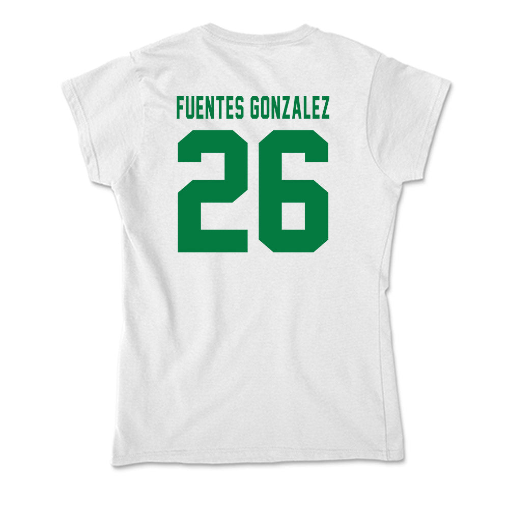 Oregon - NCAA Women's Soccer : Giselle Fuentes Gonzalez - Soft Style Women’s T-Shirt-1