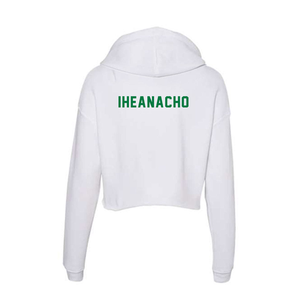 Oregon - NCAA Football : Immanuel Iheanacho - Women's Crop Fleece Hooded Sweatshirt-1