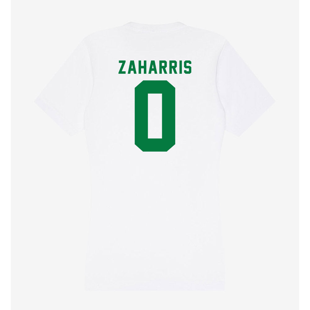 Oregon - NCAA Women's Soccer : Jordan Zaharris - Women's V-Neck T-Shirt-1