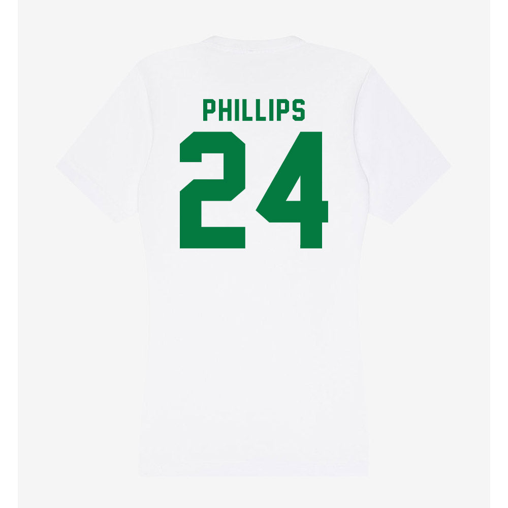 Oregon - NCAA Men's Basketball : Jamari Phillips - Women's V-Neck T-Shirt-1
