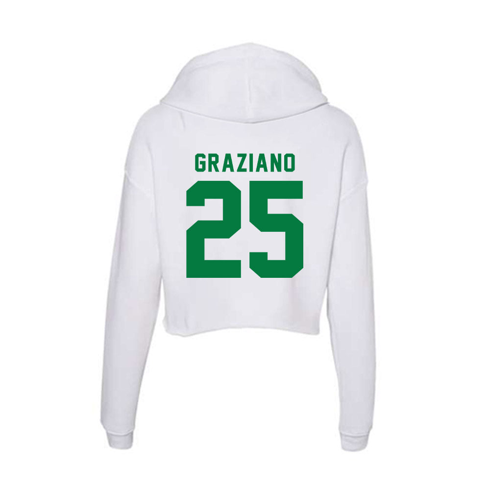 Oregon - NCAA Football : Rocco Graziano - Women's Crop Fleece Hoodie-1