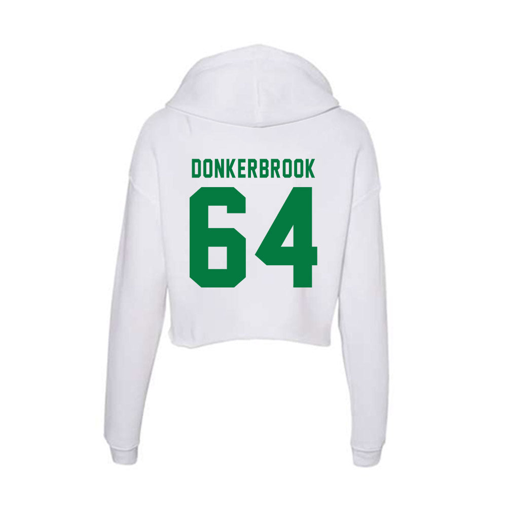 Oregon - NCAA Football : Thomas Donkerbrook - Women's Crop Fleece Hoodie-1