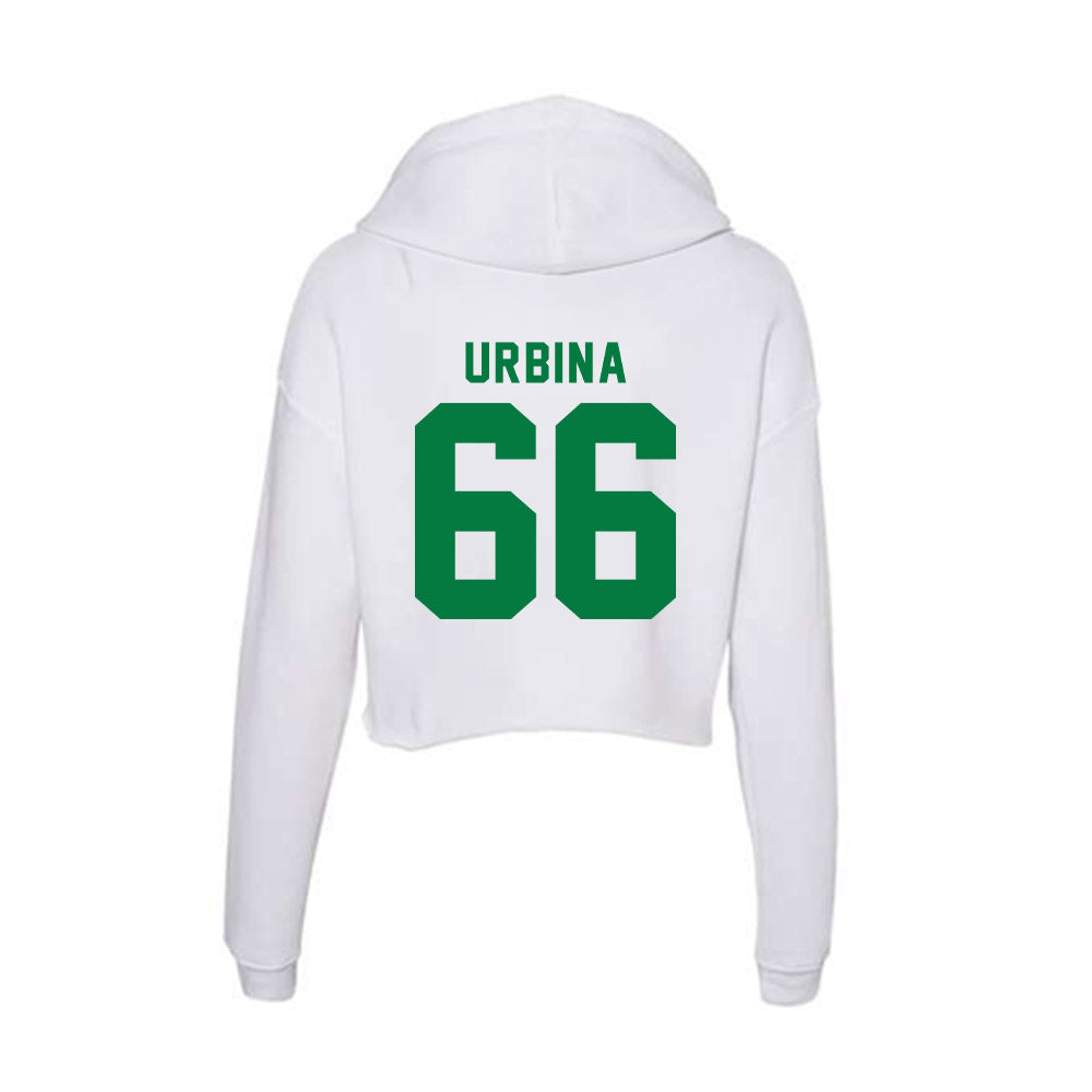 Oregon - NCAA Softball : Amanda Urbina - Women's Crop Fleece Hoodie-1
