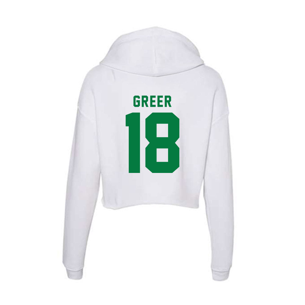 Oregon - NCAA Beach Volleyball : Kai Greer - Women's Crop Fleece Hoodie-1