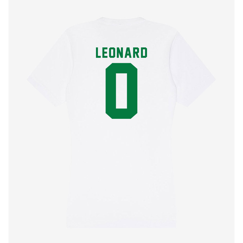 Oregon - NCAA Women's Soccer : Makeli Leonard - Women's V-Neck T-Shirt-1
