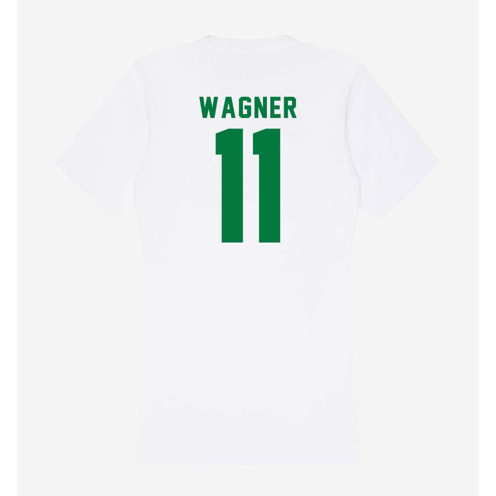 Oregon - NCAA Women's Basketball : Sammie Wagner - Women's V-Neck T-Shirt-1