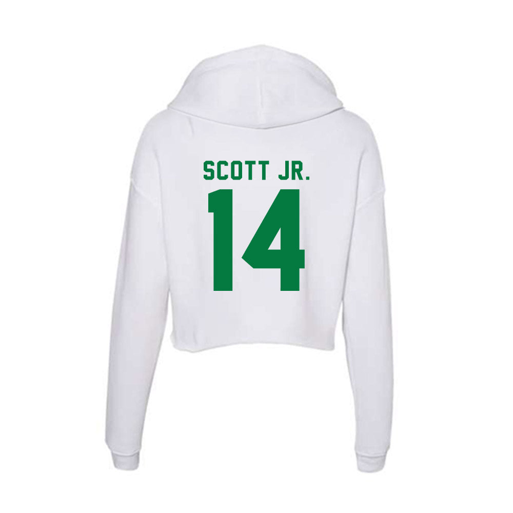Oregon - NCAA Football : Aaron Scott Jr. - Women's Crop Fleece Hooded Sweatshirt-1