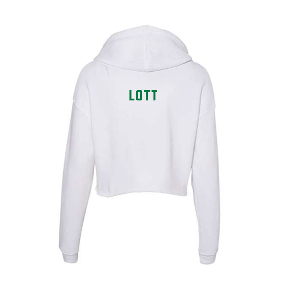 Oregon - NCAA Football : Jalen Lott - Women's Crop Fleece Hooded Sweatshirt-1
