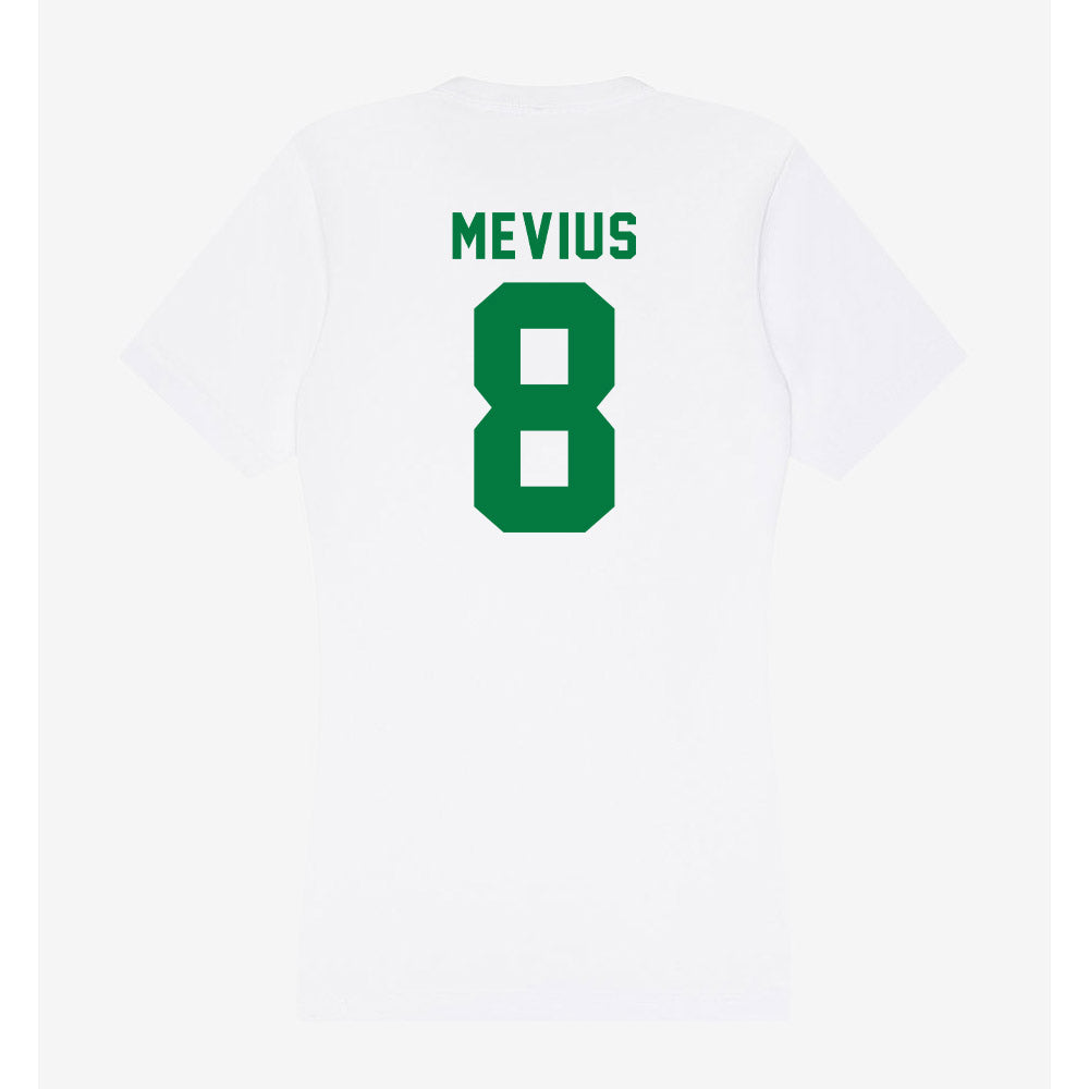 Oregon - NCAA Women's Basketball : Elisa Mevius - Women's V-Neck T-Shirt-1
