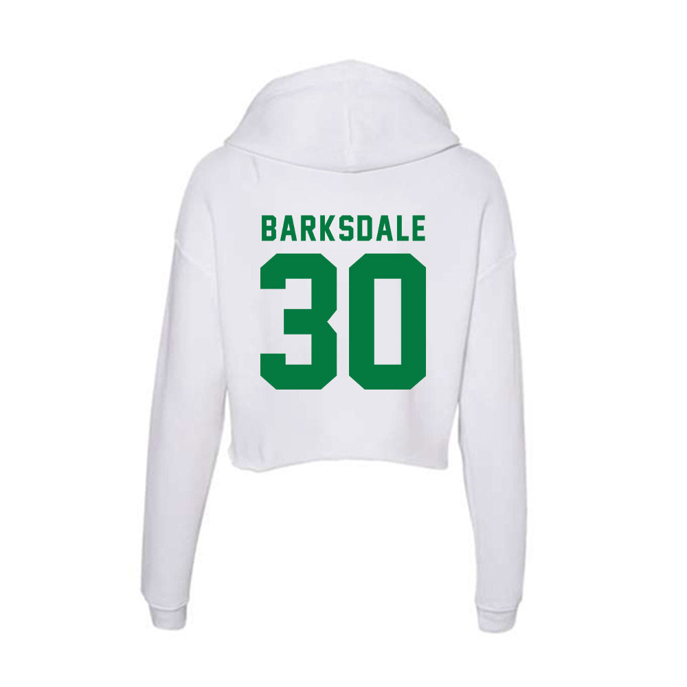 Oregon - NCAA Football : Xavier Barksdale - Women's Crop Fleece Hoodie-1