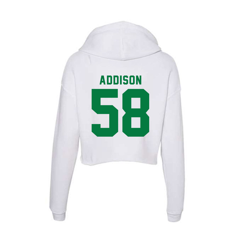 Oregon - NCAA Football : Ziyare Addison - Women's Crop Fleece Hoodie-1