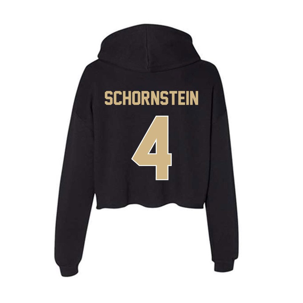 Purdue - NCAA Women's Soccer : Tanna Schornstein - Women's Crop Fleece Hoodie-1