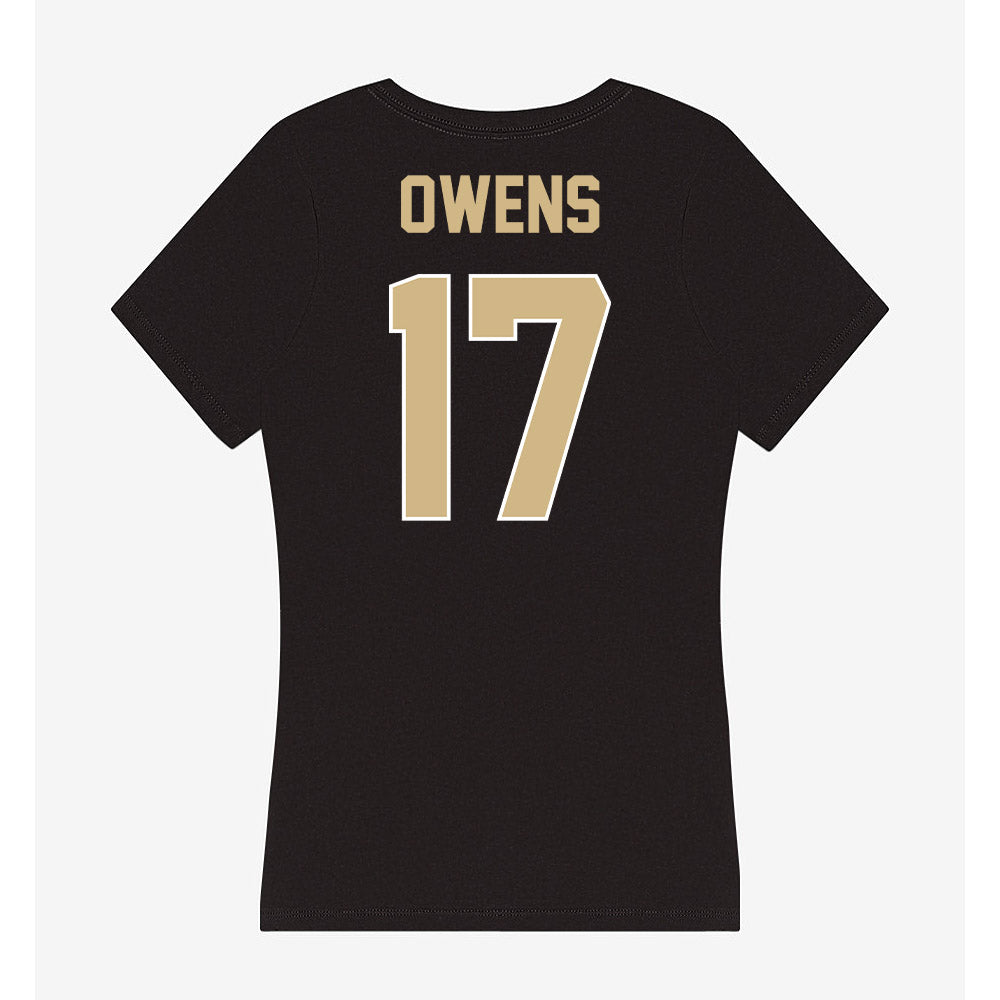 Purdue - NCAA Football : Bisi Owens - Women's V-Neck T-Shirt-1