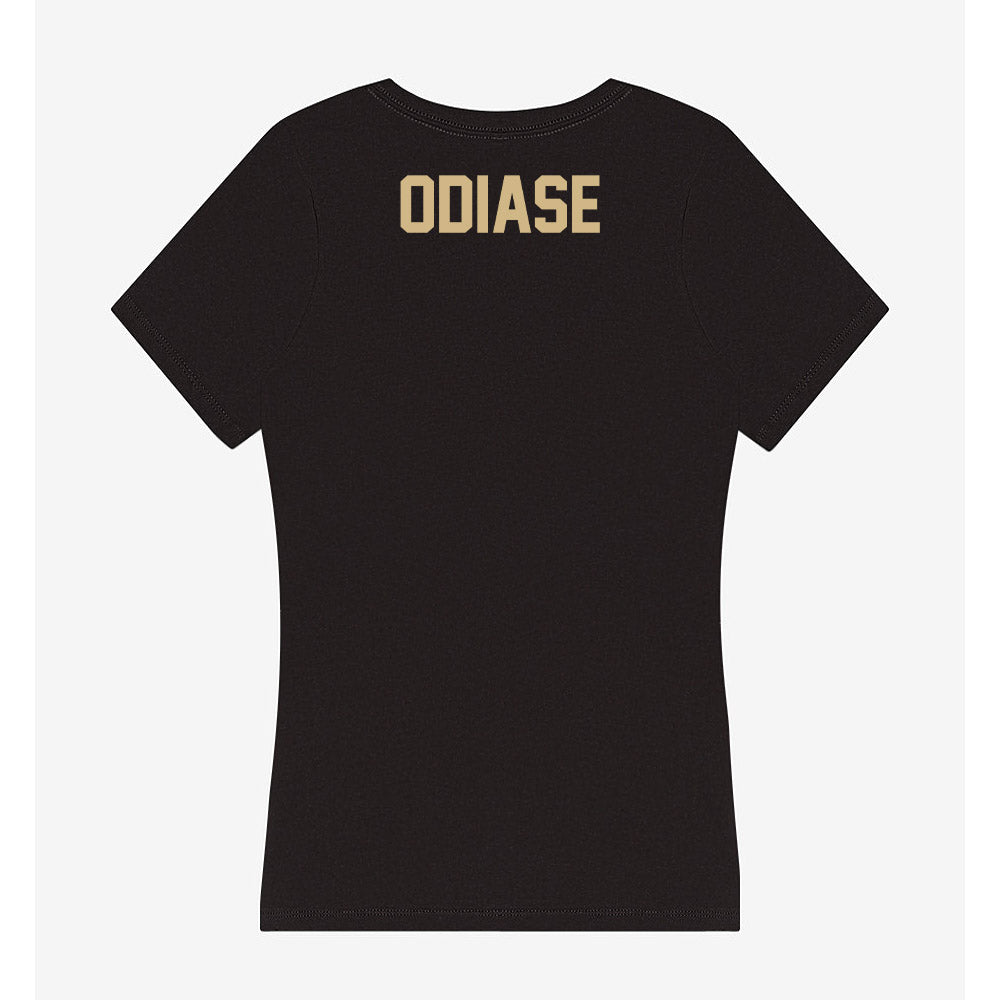 Purdue - NCAA Women's Track & Field : Ashley Odiase - Women's V-Neck T-Shirt-1
