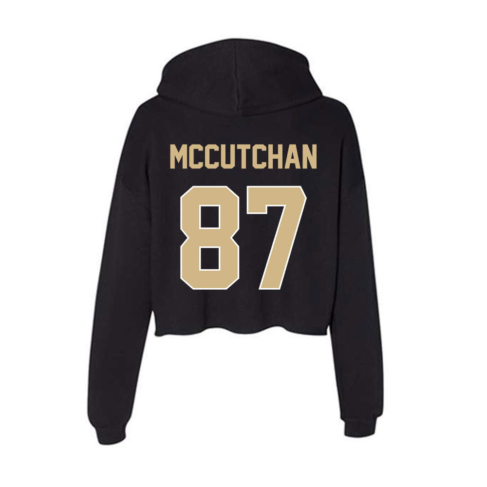 Purdue - NCAA Football : Cooper McCutchan - Women's Crop Fleece Hoodie-1