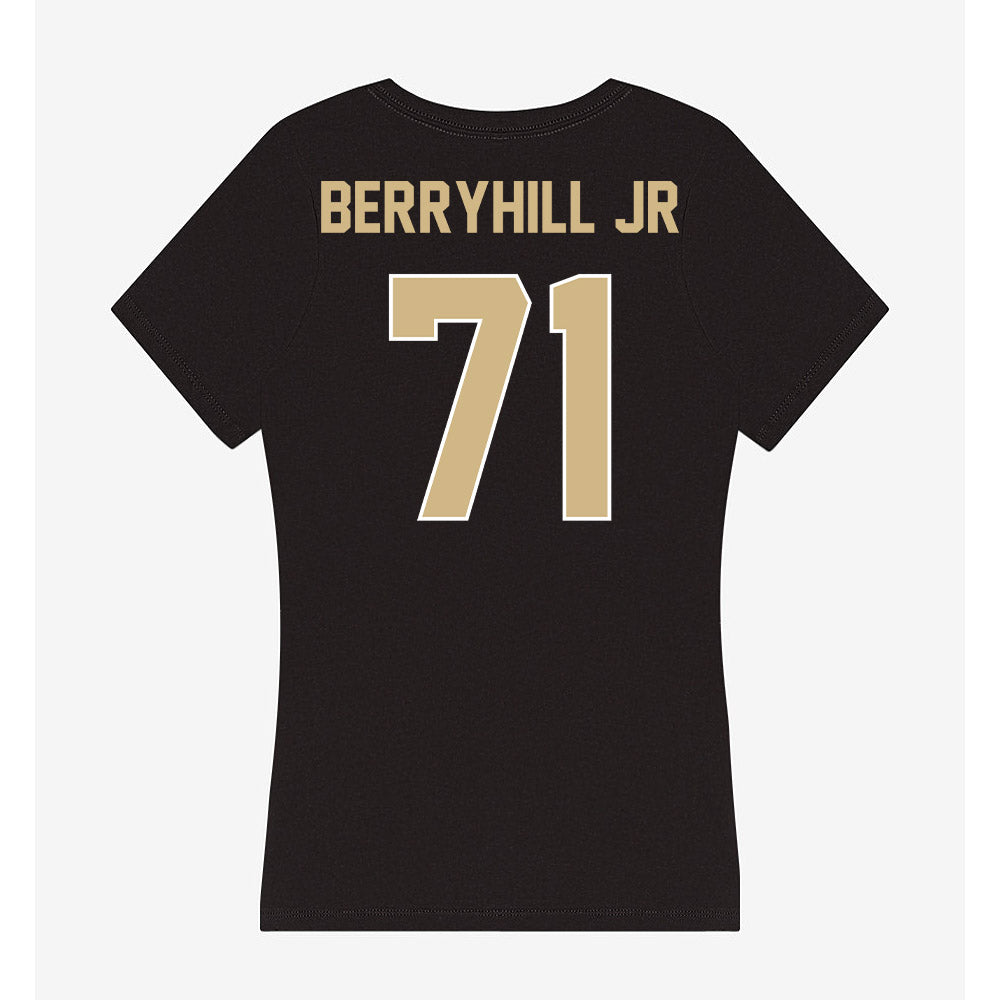 Purdue - NCAA Football : Terrell Berryhill jr - Women's V-Neck T-Shirt-1