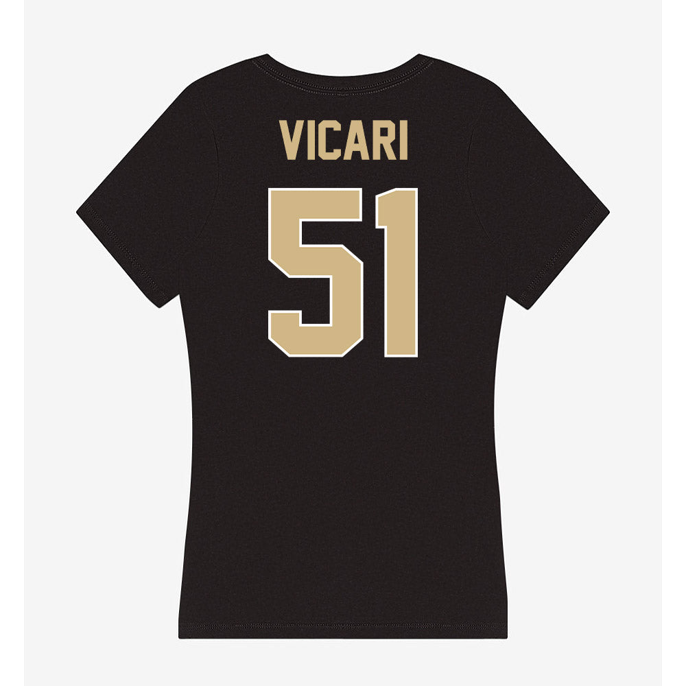 Purdue - NCAA Football : Mason Vicari - Women's V-Neck T-Shirt-1