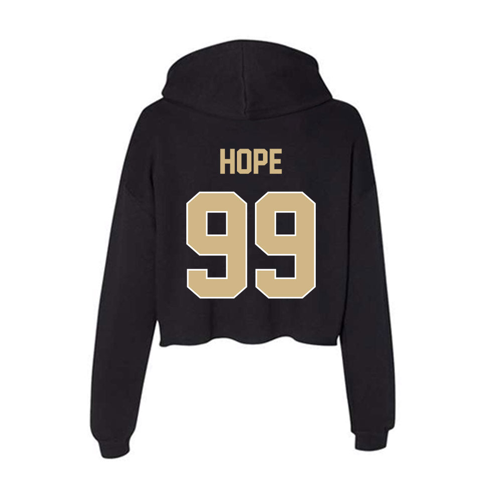 Purdue - NCAA Football : Josiah Hope - Women's Crop Fleece Hoodie-1