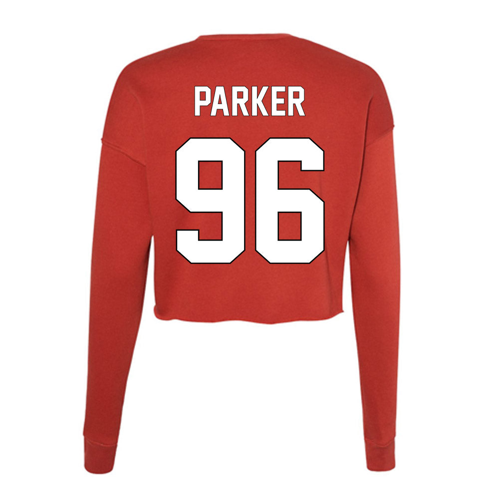 Maryland - NCAA Football : Jayvon Parker - Women's Cropped Crew Fleece-1