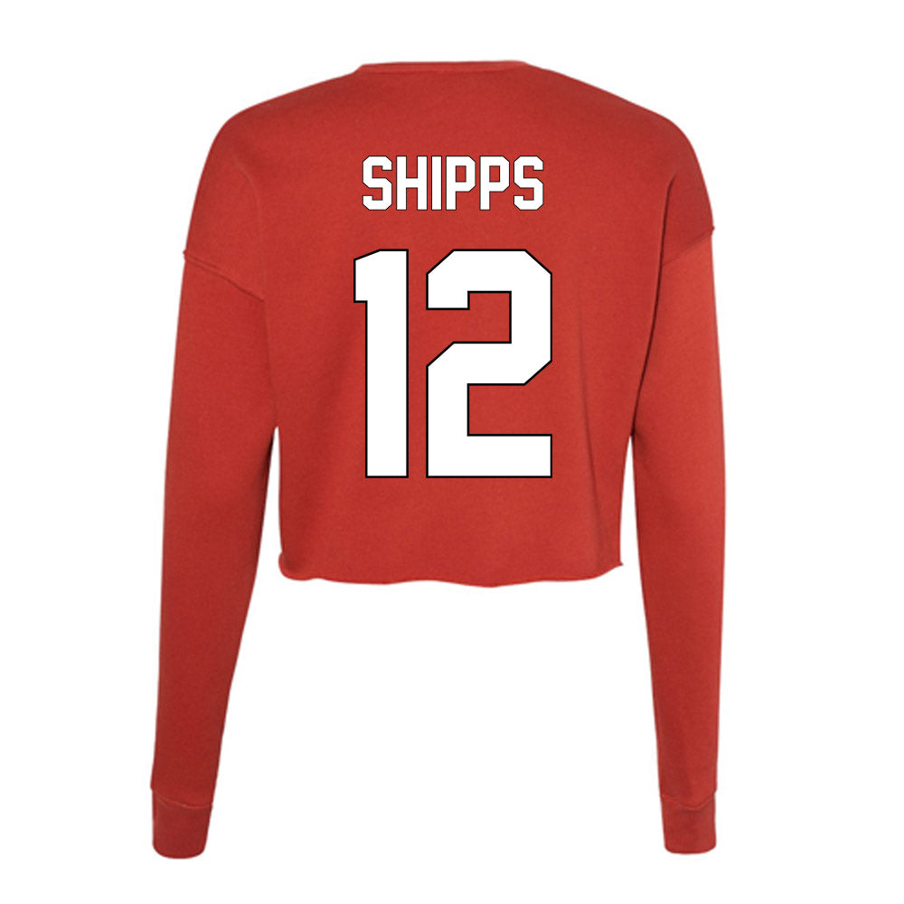 Maryland - NCAA Football : Jayden Shipps - Women's Cropped Crew Fleece-1