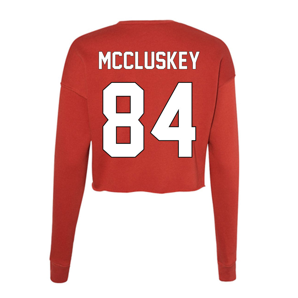 Maryland - undefined : Thomas McCluskey - Women's Cropped Crew Fleece-1