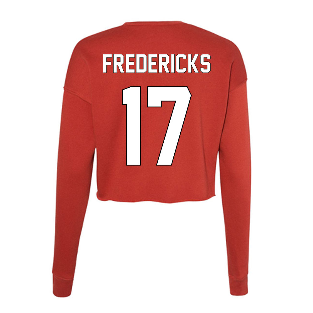 Maryland - NCAA Baseball : Joseph Fredericks - Women's Cropped Crew Fleece-1