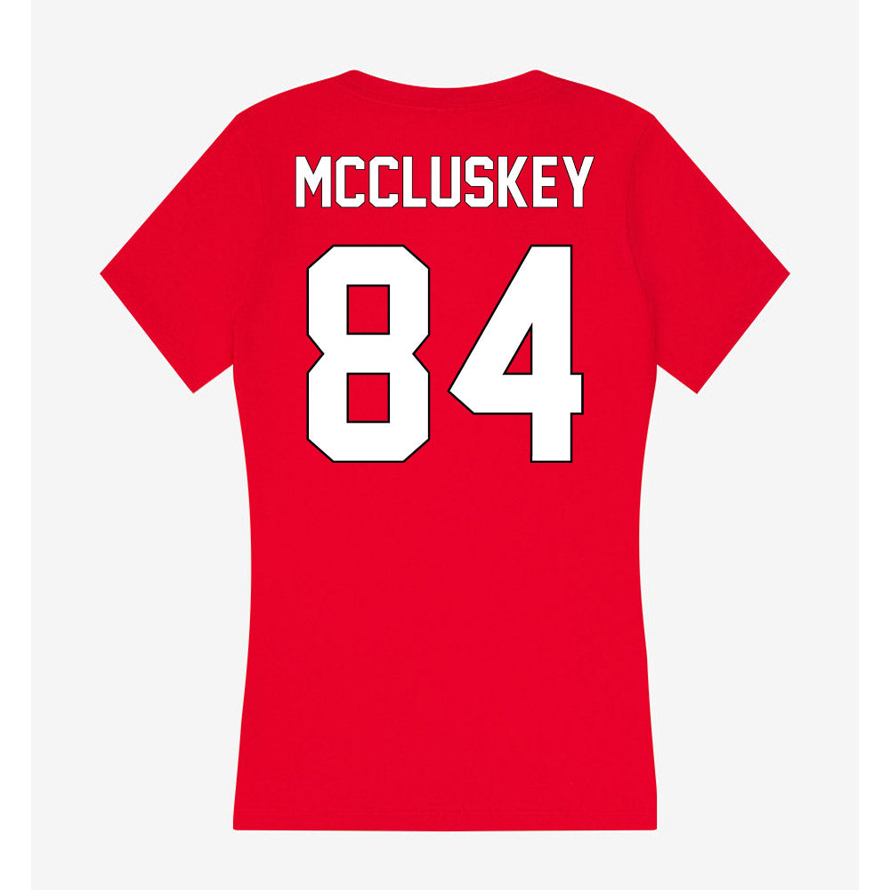 Maryland - undefined : Thomas McCluskey - Women's V-Neck T-Shirt-1