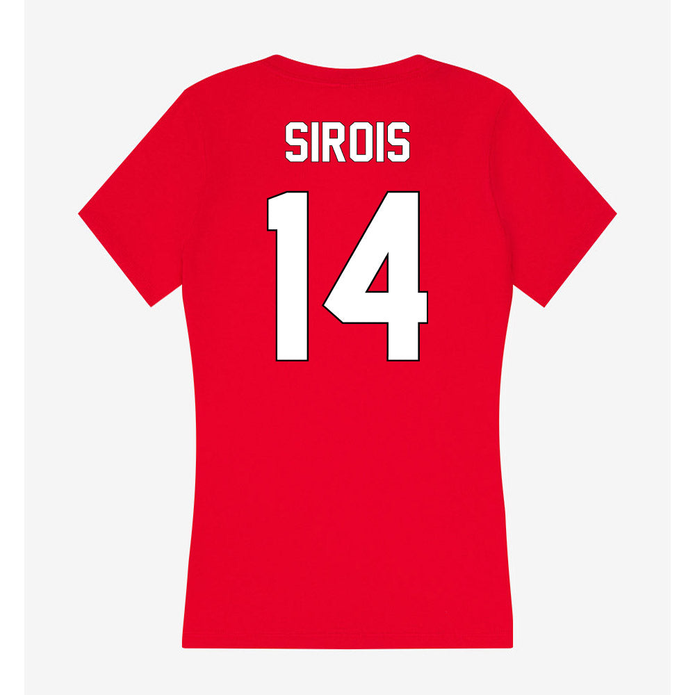 Maryland - NCAA Baseball : Jackson Sirois - Women's V-Neck T-Shirt-1