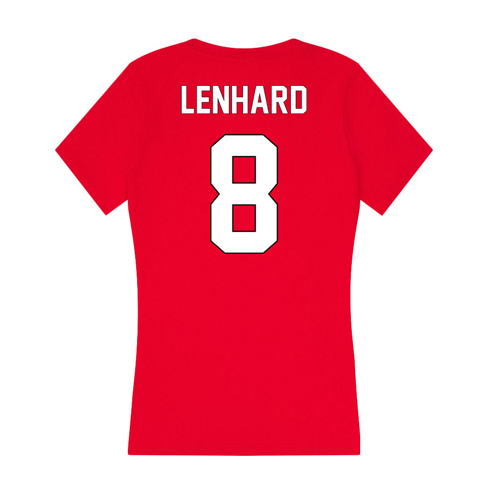 Maryland - NCAA Women's Soccer : Emily Lenhard - Women's V-Neck T-Shirt-1
