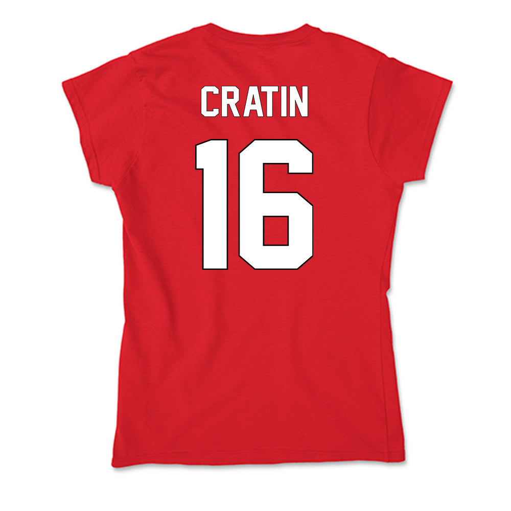 Maryland - NCAA Women's Lacrosse : Jenna Cratin - Soft Style Women’s T-Shirt-1