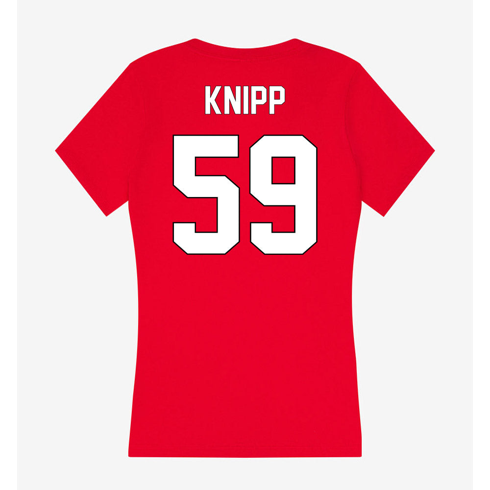 Maryland - NCAA Football : Rory Knipp - Women's V-Neck T-Shirt-1