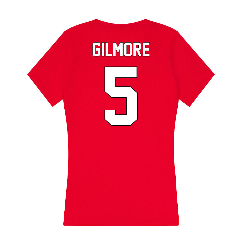 Maryland - NCAA Women's Lacrosse : Kayla Gilmore - Women's V-Neck T-Shirt-1