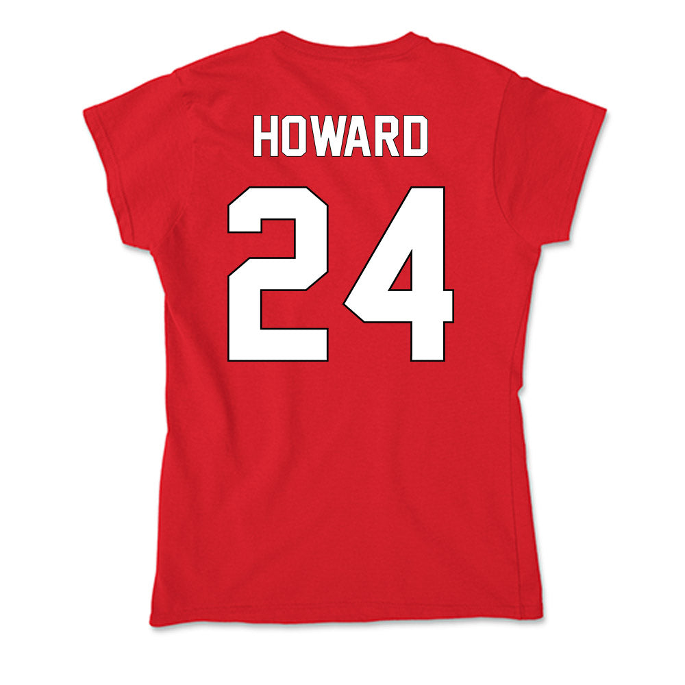 Maryland - NCAA Football : Iverson Howard - Soft Style Women’s T-Shirt-1