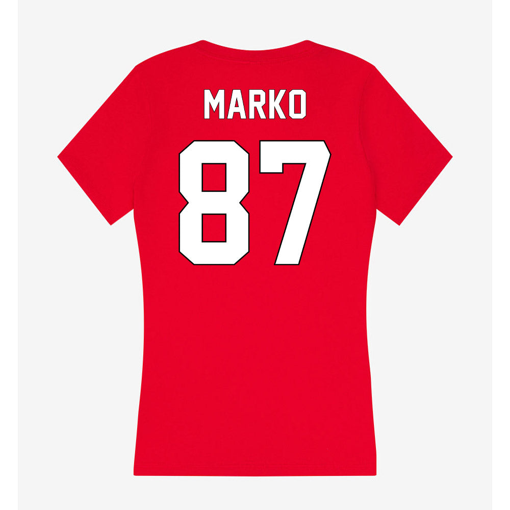 Maryland - undefined : Brayden Marko - Women's V-Neck T-Shirt-1