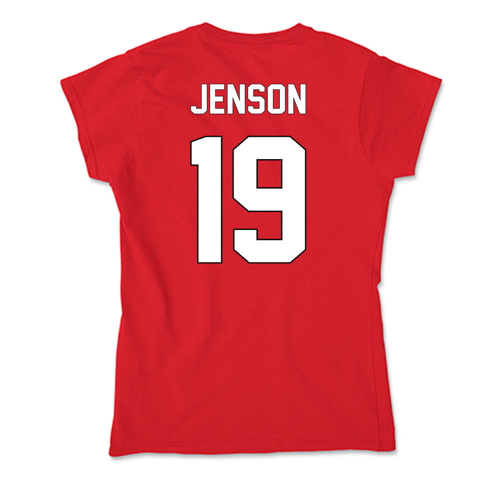 Maryland - NCAA Women's Soccer : Symone Jenson - Soft Style Women’s T-Shirt-1