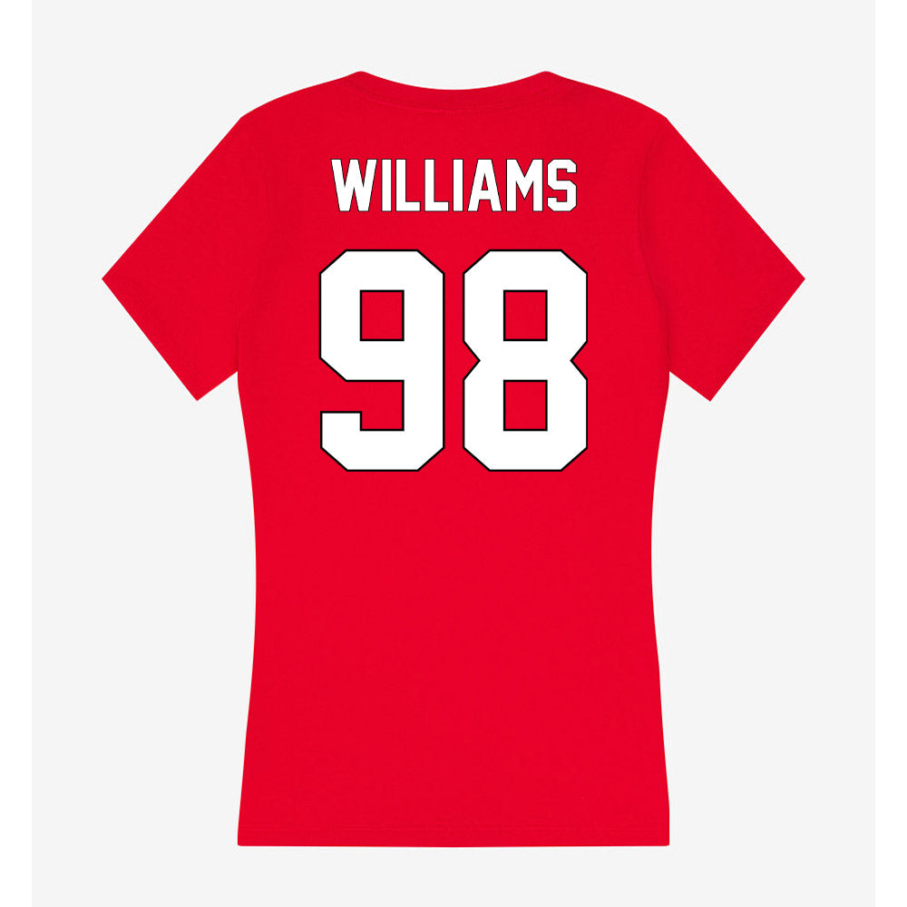 Maryland - NCAA Baseball : Lance Williams - Women's V-Neck T-Shirt-1