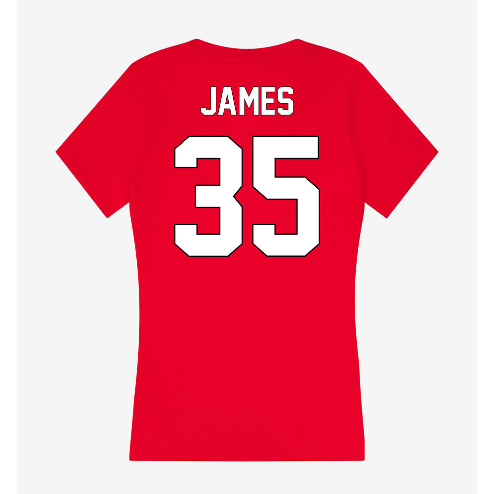 Maryland - undefined : Keyari James - Women's V-Neck T-Shirt-1
